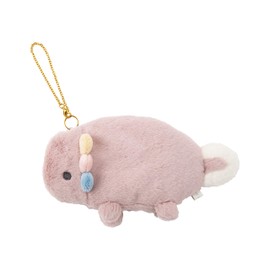 Livheart 18301-23 Flat Pouch Marshmallow Animal Aquamie Wooper (Total Length: Approx. 5.5 inches (14 cm) Sea Life Accessories
