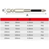 High-Magnetic Screwdriver Drill Bit Set,Screwdriver Bit Alloy Steel Anti-Slip Long