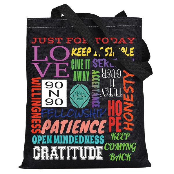 LEVLO Narcotics Anonymou Tote Bag NA AA Sobriety Gift Alcoholics