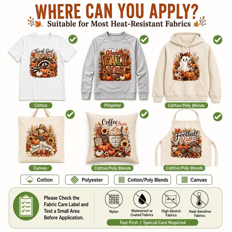 Fall DTF Transfers Ready to Press Thanksgiving Designs