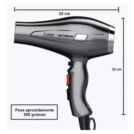 Secadora Lizze Extreme Color Gris 2400w Con Difusor                                                                                                   