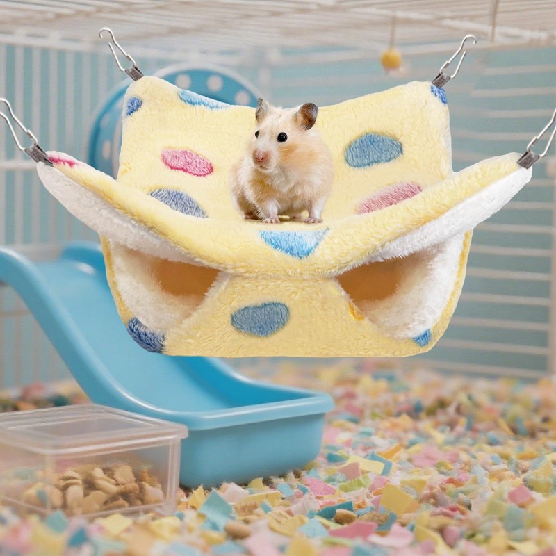 Fuzzivator 2 Pcs of Rat Hammocks Small Animal Hammock Rat