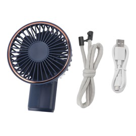 Handheld Fan 180 Degree Foldable Small Fan 6 Speed USB Rechargeable Hand Fan LCD Digital Display Hanging Neck Fan for Indoors Outdoors