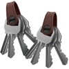 KeySmart Mini Leather Key Holder | Compact Key Chain Key