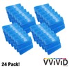 VViViD - Rasqueta de vinilo, color azul, Paquete de 24