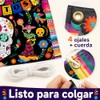 Banner Dia de Muertos,Fondo de Calavera 180×100cm,Decoracion Dia de Muertos