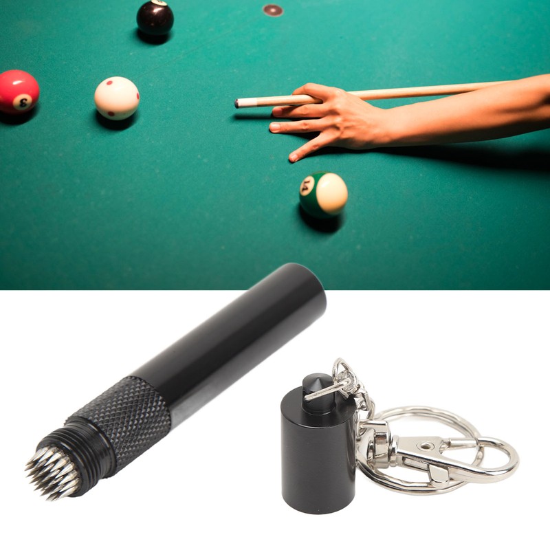 Cue Tip Pricker Tool with Key Chain 6063 Aluminum Prick