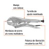 Truper PPT-12R, Pinza de presión 12", mordaza recta