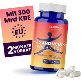 NORDWISE Probiotics Intestinal Restoration for Women, 2-Month Supply (300 Billion CFU/Package), Support for Intestinal Flora Building - Effective Getting rid of the Bloated Belly as a Colon Cleansing Treatment