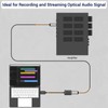 Cubilux USB A SPDIF Input Adapter for PC [Stereo Recording