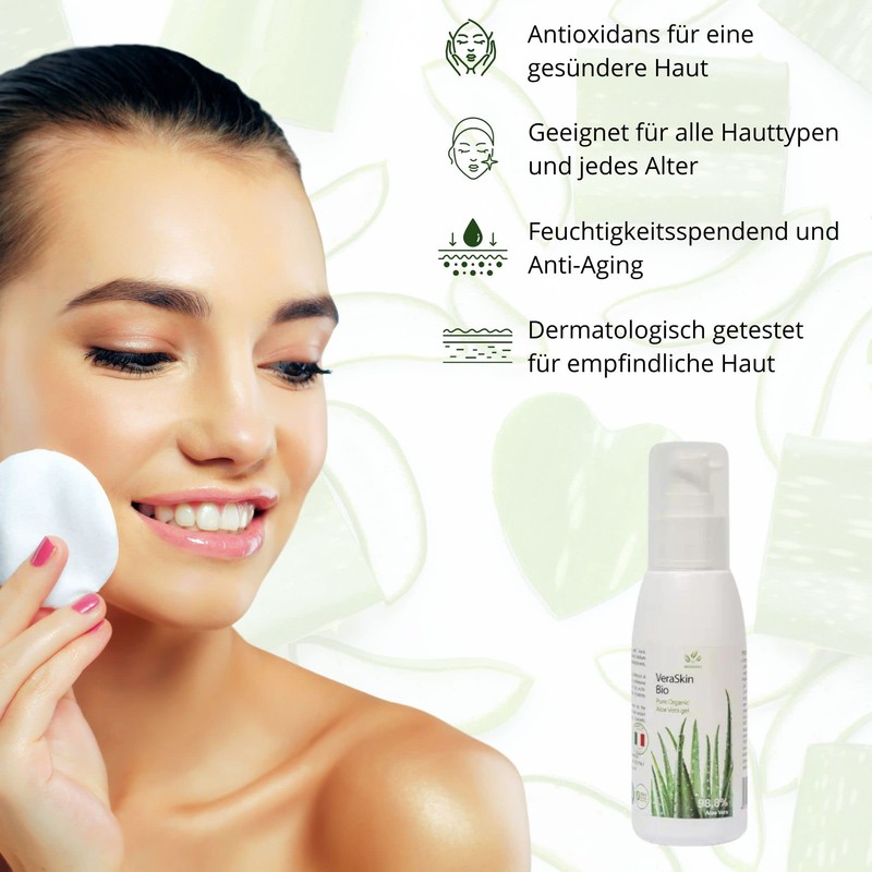 Benessence - Pure Organic Aloe Vera Gel - 99.8% -