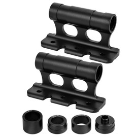 QWORK® 2Pcs Bike Fork Mount, Aluminum Bike Fork Mount with 8 Adapters, for Car Truck Van