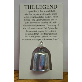 Gremlin Cool Hog Motorcycle Guardian Angel Bell Good Luck Gremlin Bell Made in USA