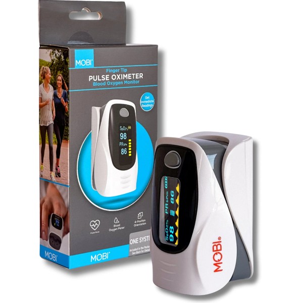 Unbranded Digital Fingertip Pulse Oximeter, OLED Oxygen Monitor - Fast