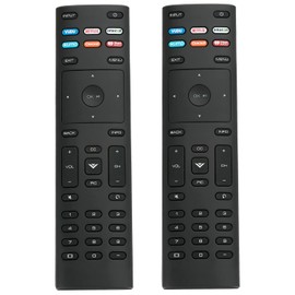 [2pcs/Pack] PerFascin Replacement Universal Remote Control XRT136 Fit for Vizio Smart TV D24f-F1 D24f-G1 D24f-G9 D24h-G9 D32f-F1 D32f-G1 D32f-G4 D32h-F0 D32h-F1 D32h-F4 D32h-G0 D32h-G9 D39f-F0
