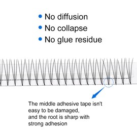 Ready-to-Use Fan Eyelashes, 5D Volume Eyelashes, Ready-to-Use Eyelashes, Fan Eyelash Extensions, 0.07 Mix 8-14 mm, C Curl, Ready Eyelash Fans, Pre-Fanned Eyelashes for Eyelash Extension