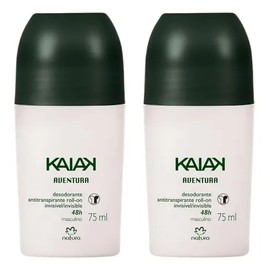 Kaiak Aventura Desodorante Roll On Masculino Kit 2pz Natura