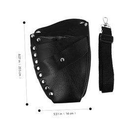 Gatuida Hairdressing Waist Bag Durable Scissor Pouch for Professional Stylists Compact and Lightweight Hair Salon Tool Holder for Combs and Hairpins