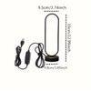 ZARCHE Table Lamp Bedside Bedroom Ring Lamp Living Room Dimmable