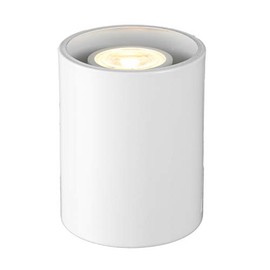 Lights4Living Modern White LED Uplighter Table, Floor Lamp Uplighter with Inline Switch (White)