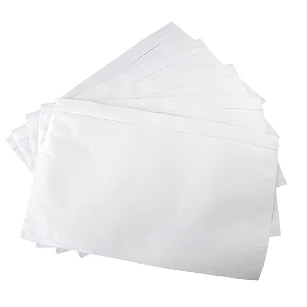 Coopaty 6" x 9" Adhesive Packing List Envelopes Clear Plastic