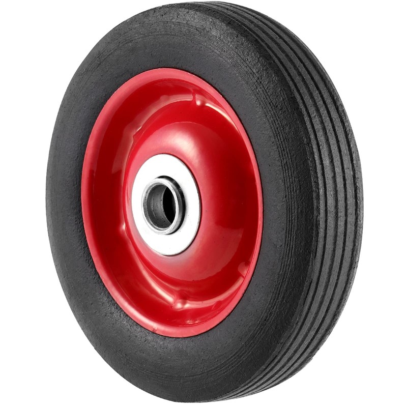 MUKLEI 5 Pack 6 x 1.2 Inch Solid Rubber Flat