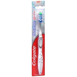 Colgate Max White Full Head Whitening Toothbrush, Soft 1ct