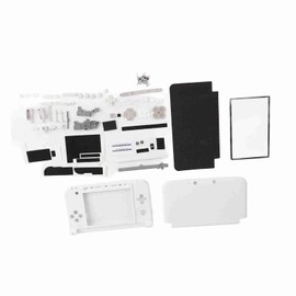 Replecement Case for 3DS LL, Full Housing Case Cover Shell Repair Parts Complete Replacement Kit for 3DS XL White