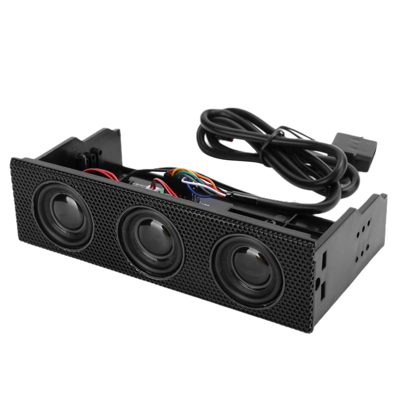 PC Front Panel Speaker Stereo Surround Computer Case Builtin Mic