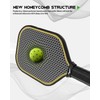 Warping Point Rhythm 16mm Carbon Fiber Pickleball Paddle, Wider Pickle
