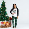 IFFEI Matching Family Pajamas Sets Christmas PJ's Letter Print Top