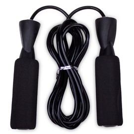 Crown Sporting Goods Deluxe Speed Jump Rope with Precision Bearing and Foam Handles