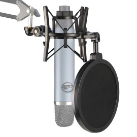 YOUSHARES Blue Ember Mic Shock Mount with Pop Filter to Reduce Vibration Noise for Blue...