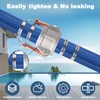 Pool Backwash Hose,PVC Lay Flat Discharge Hose,Backwash Hose for Swimming