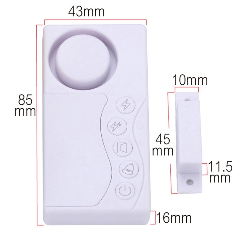 Magnetic Door Alarm for Fridge Doors, 4 Modes Home Security
