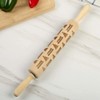 Rolling Pin with Embossing Christmas, XiXiRan Christmas Prage Rolling Pin,