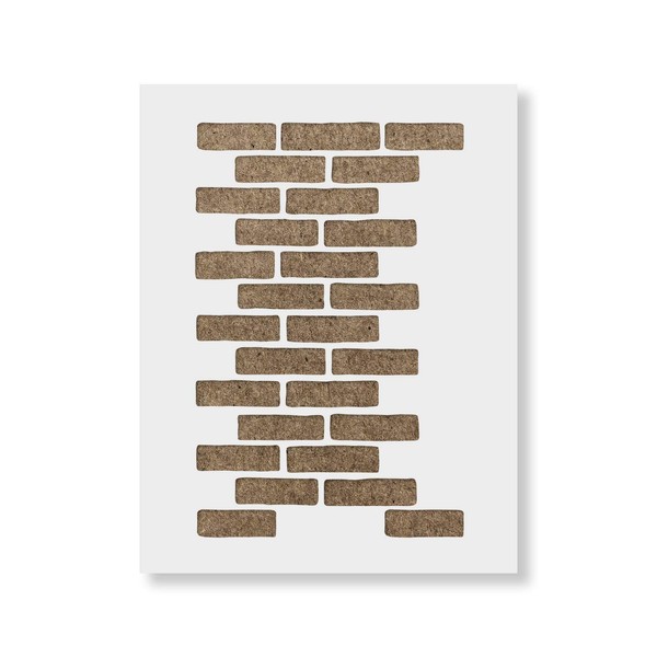 Brick Stencil - Brighten Up Your Home - Wall Stencil