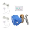 Alarm Sensor Single Brass Ball Valve DualWay Water Leaking Detection