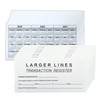16 Pack Checkbook Register, Check Registers for Personal Checkbook, 6"