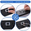 BOHUIZ 20 Pcs 2 Prong Loose Outlet Plug Fix, Plastic