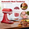 Slltto Meat Tenderizer for Kitchenaid Cuisinart Stand Mixer with Stainless