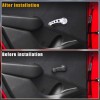 2x Billet Aluminum Window Crank Handle Chrome For Hot Rod