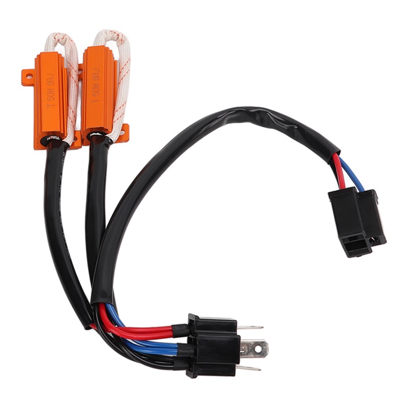 2pcs H4 50W 8Ω LED Resistor Error Free LED Lights