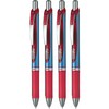 Pentel Energel XM Click BLN75 0.5 mm Red Bag Pack