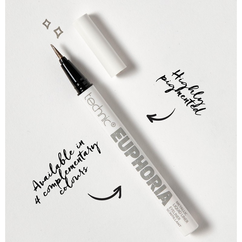 Technic Euphoria Metallic Liquid Liner - Highly Pigmented - Long