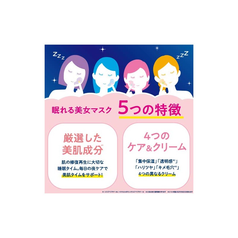 Pure Rare Sleeping Beauty Mask Transparent 70g