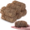 Teenyyou 6 Pcs Fine Grade Bronze Wool Pads 0.7 Ounce