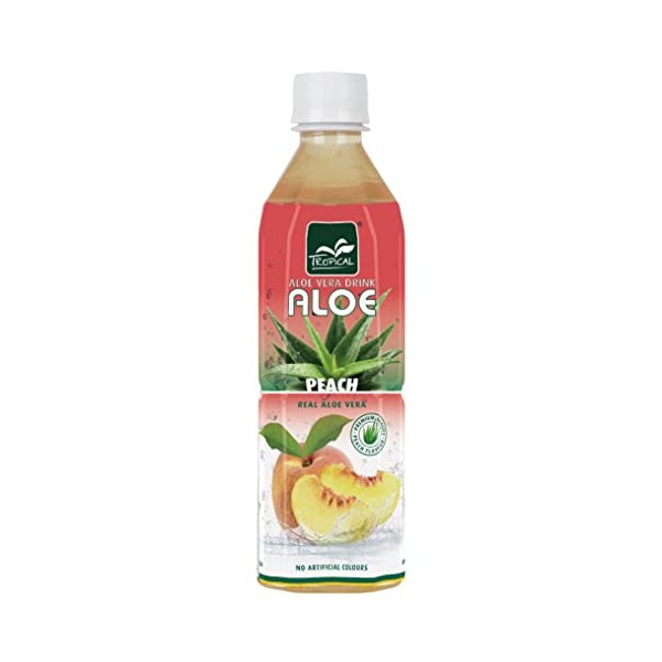 Tropical Tropical Aloe Vera Drink Peach, erfrischendes Getr?nk mit echter