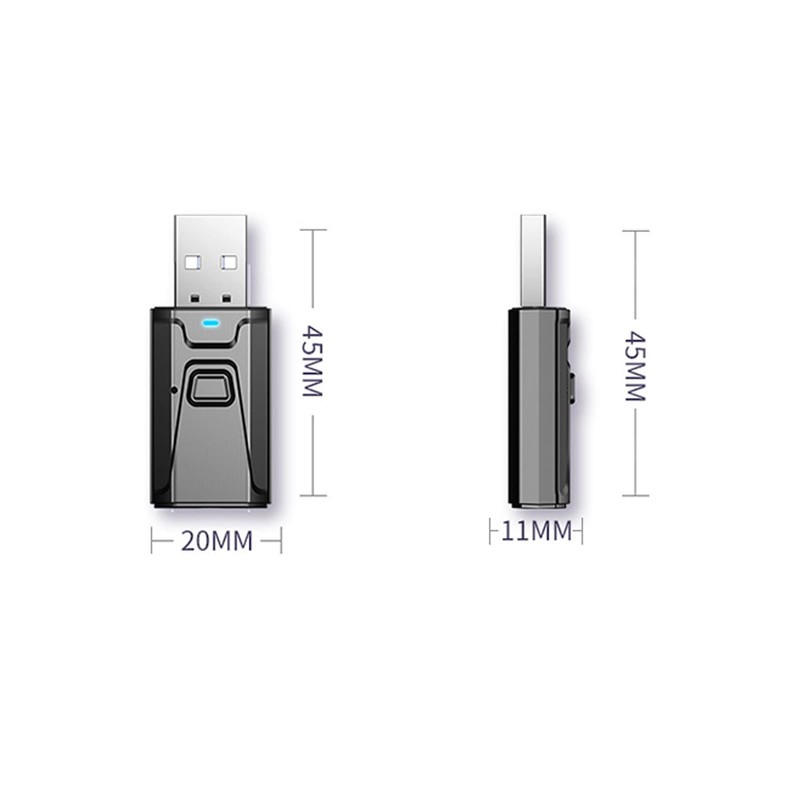 USB Bluetooth para Auto,Plug and Play Receptor Bluetooth Audio USB