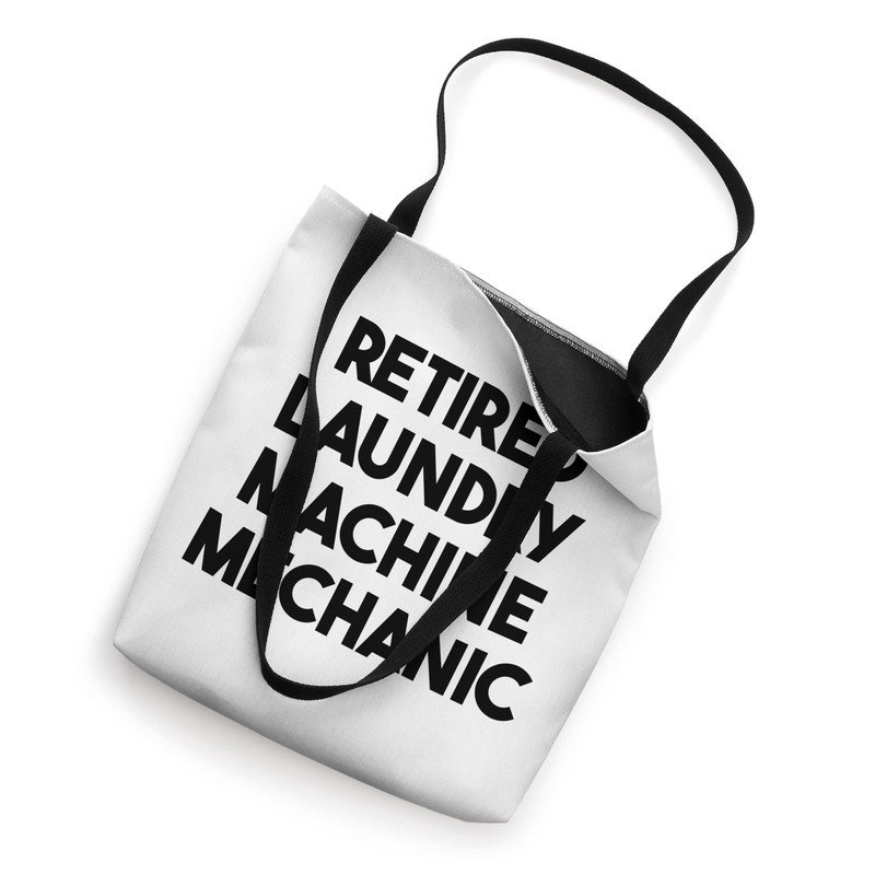 Retired Laundry Machine Mechanic Tote Bag